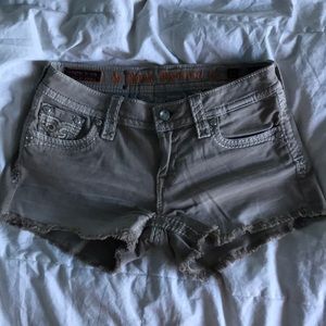 Khaki Rock Revival Shorts